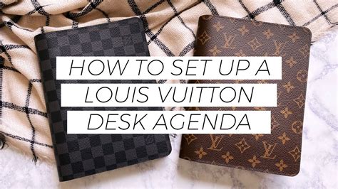 louis vuitton desk agenda dupe.